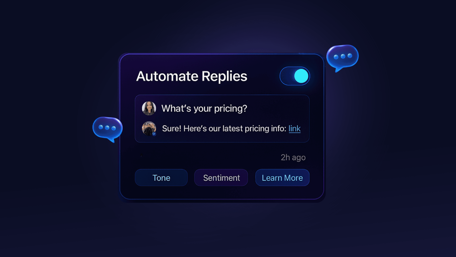 Engage Instantly with Automatic Replies Screenshot 1