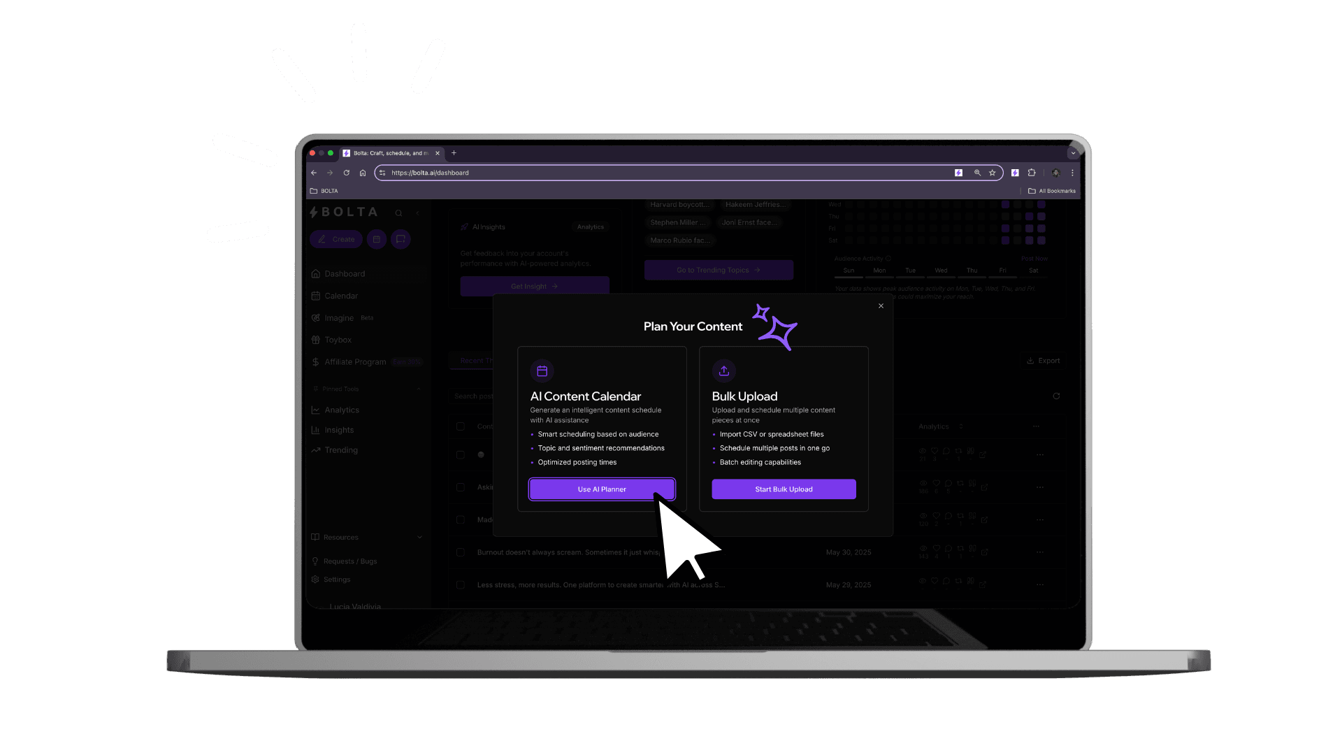 Smart Content Generator for Social Media Creators Screenshot 1